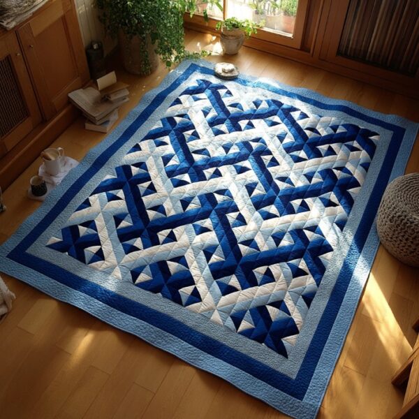 Azure Symphony Quilt Pattern
